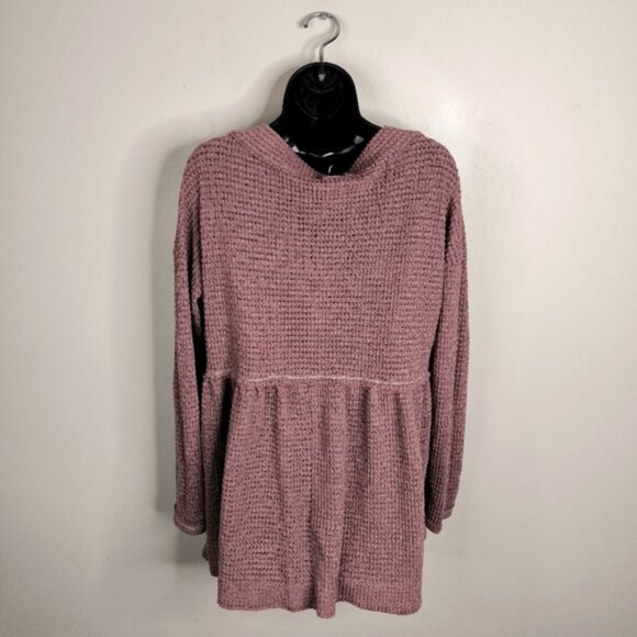 BiBi Mauve V-Neck Sweater - Picture 5 of 10